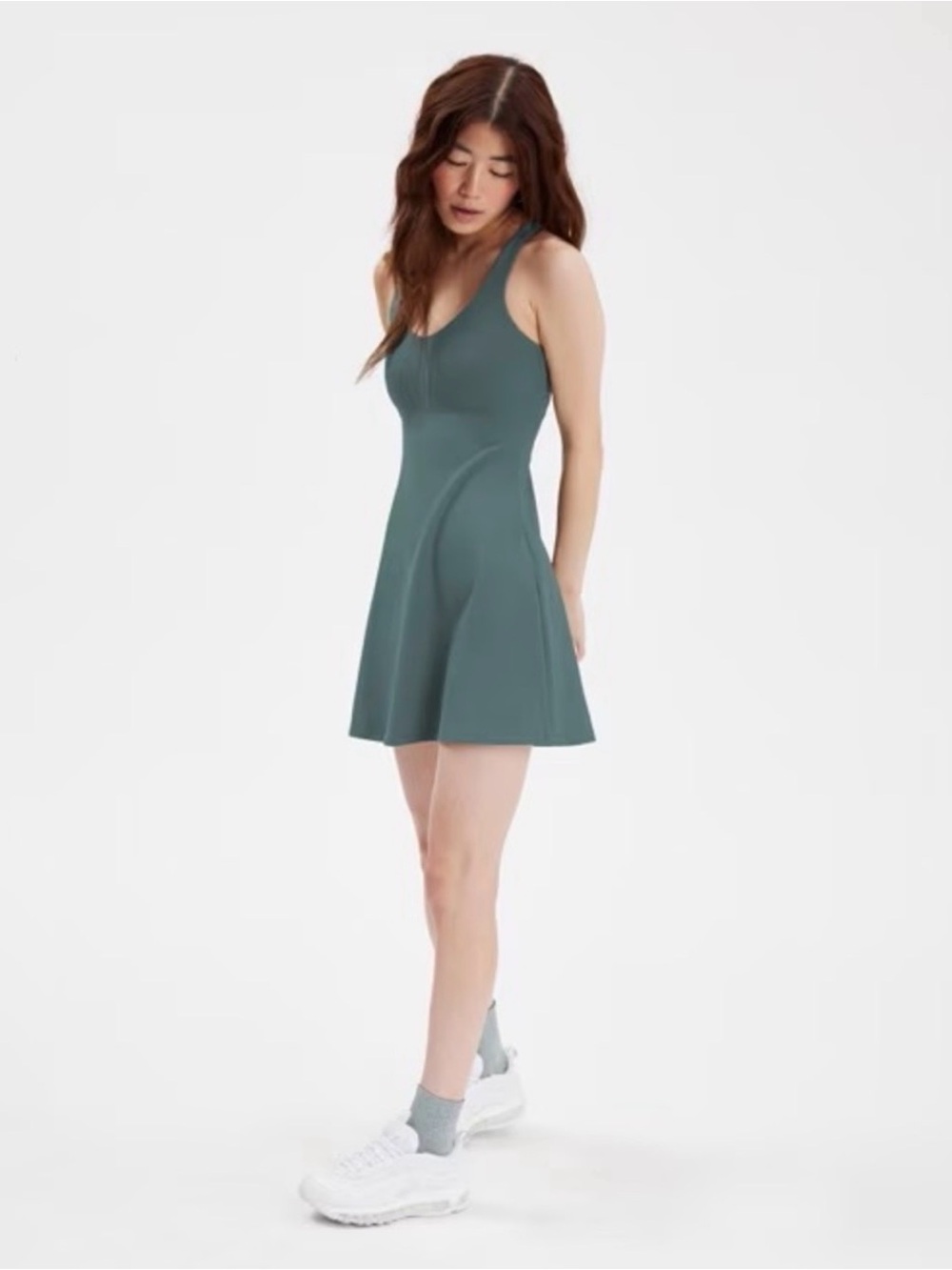 Girlfriend collective alpine Lola dress medium